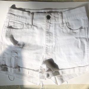Hollister White Shorts